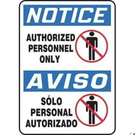 Accuform BILINGUAL OSHA NOTICE Safety Sign SBMADM866XT SBMADM866XT